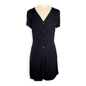 Loft Button Down Flutter Dress